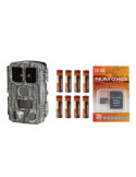 PACK PIE1076 1 piège photographique PIE1076 + 8 piles AA + 1 carte mémoire 32 GB