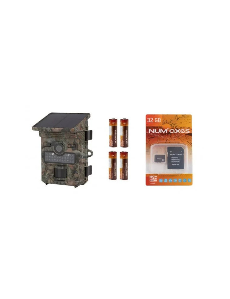 PACK PIE1069 1 piège photographique PIE1069 + 4 piles AA + 1 carte mémoire 32 GB
