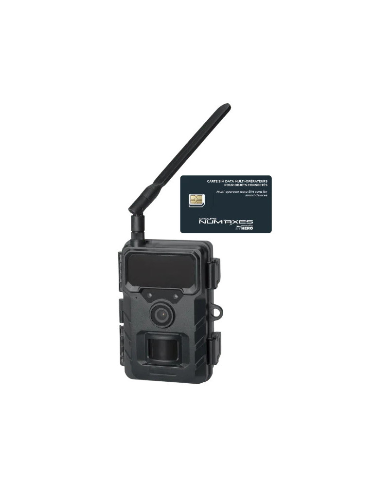 Piège photographique cellulaire PIE1150 avec carte SIM NUM'AXES fournie
