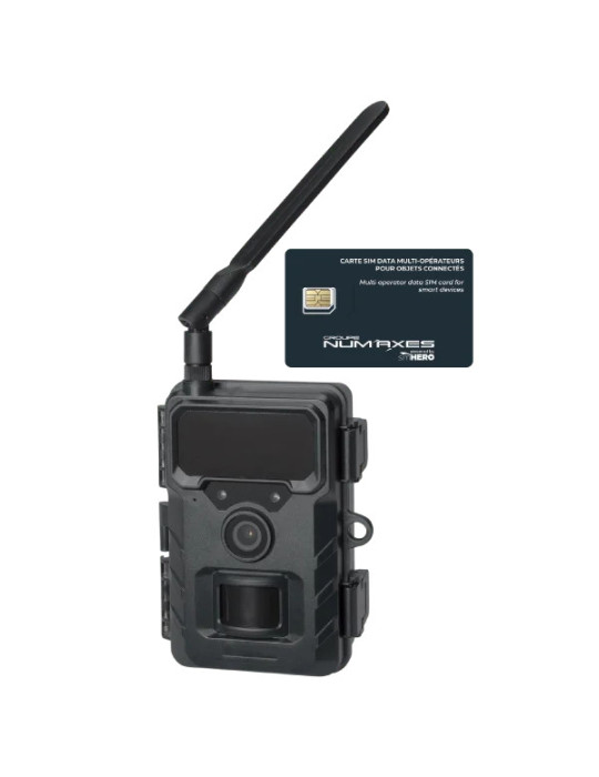 Piège photographique cellulaire PIE1150 avec carte SIM NUM'AXES fournie