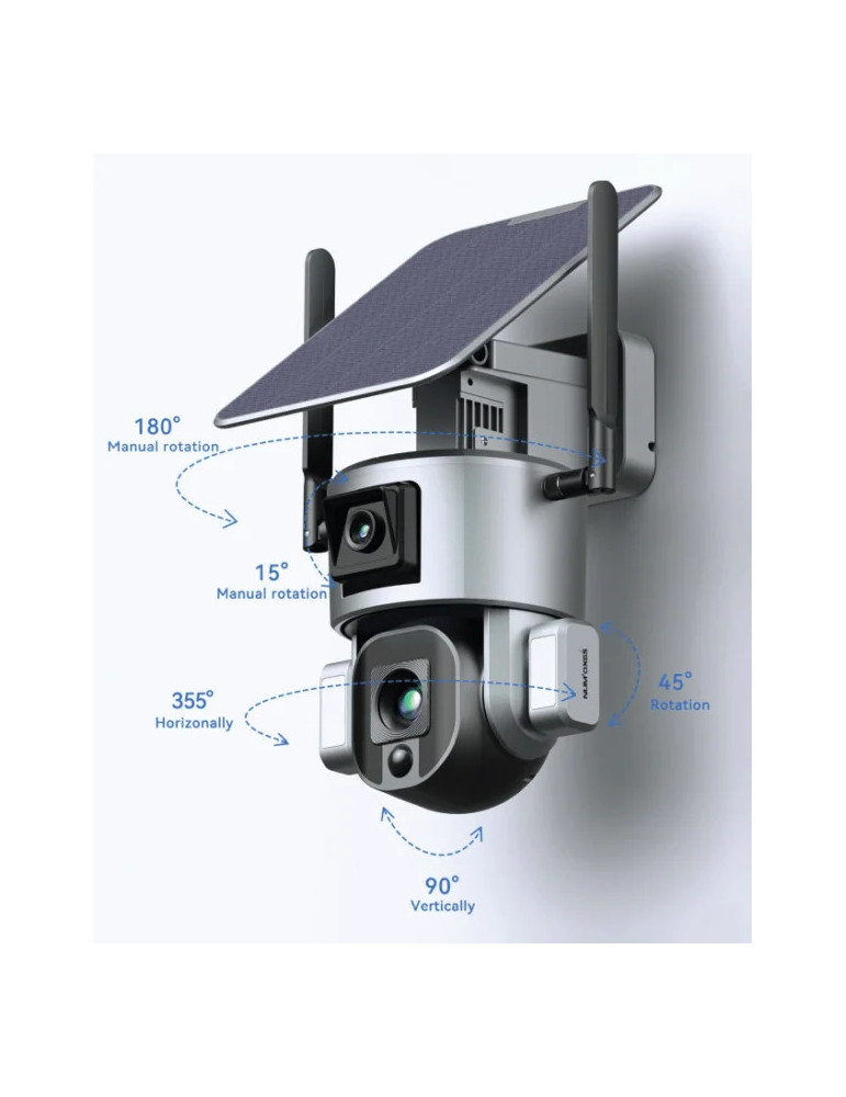 Caméra de surveillance 360° CAM1073 – Wi-Fi