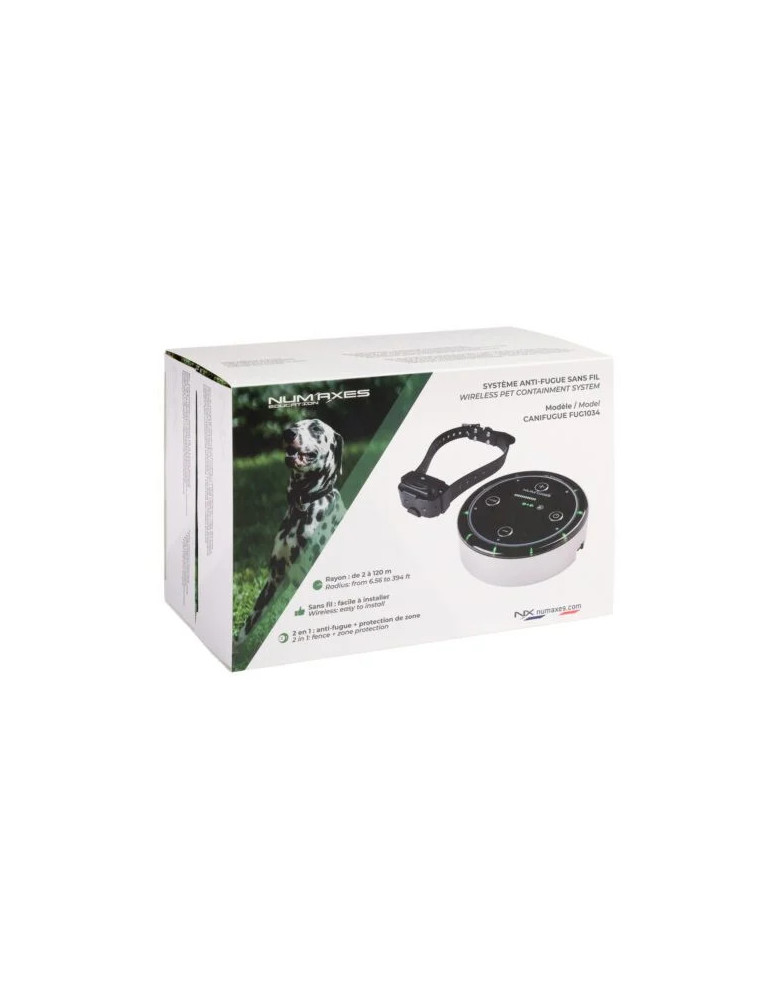 Système anti-fugue sans fil CANIFUGUE FUG10344 (borne sans fil+collier )