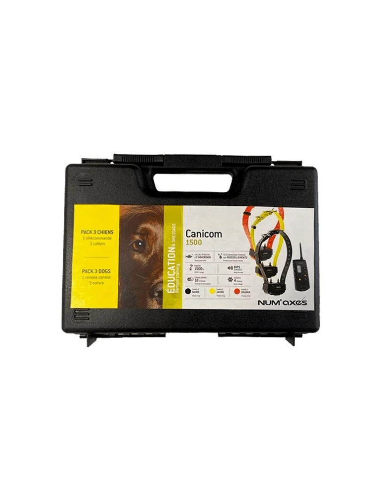 PACK de dressage CANICOM 1500 POUR 3 CHIENS