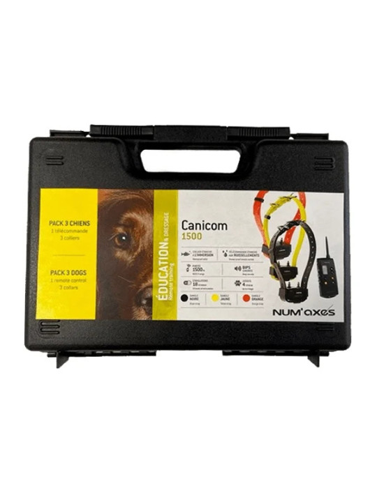 PACK de dressage CANICOM 1500 POUR 3 CHIENS