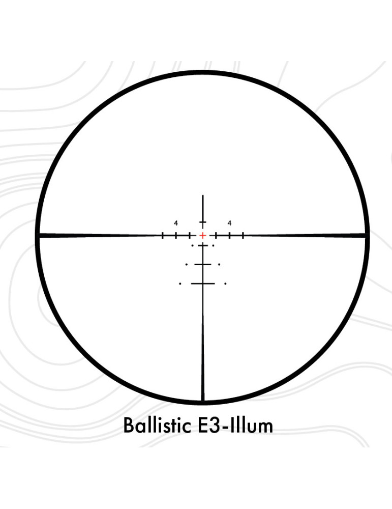 Lunette de Chasse Burris Fullfield 2.5-10X42 mm E3 Ballistic Illuminé