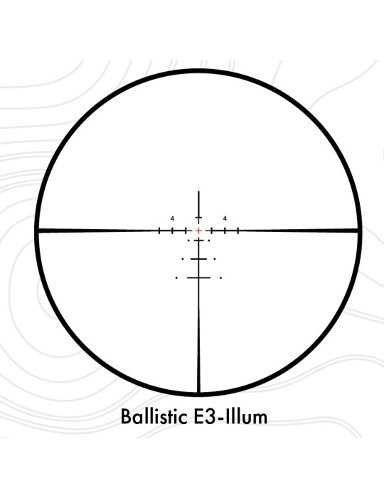 Lunette de Chasse Burris Fullfield 2.5-10X42 mm E3 Ballistic Illuminé
