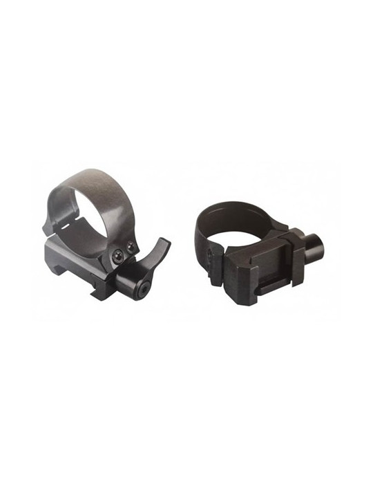 Paire de colliers à démontage rapide HMS Henneberger – Weaver / Picatinny – Ø 30 mm – BH 9
