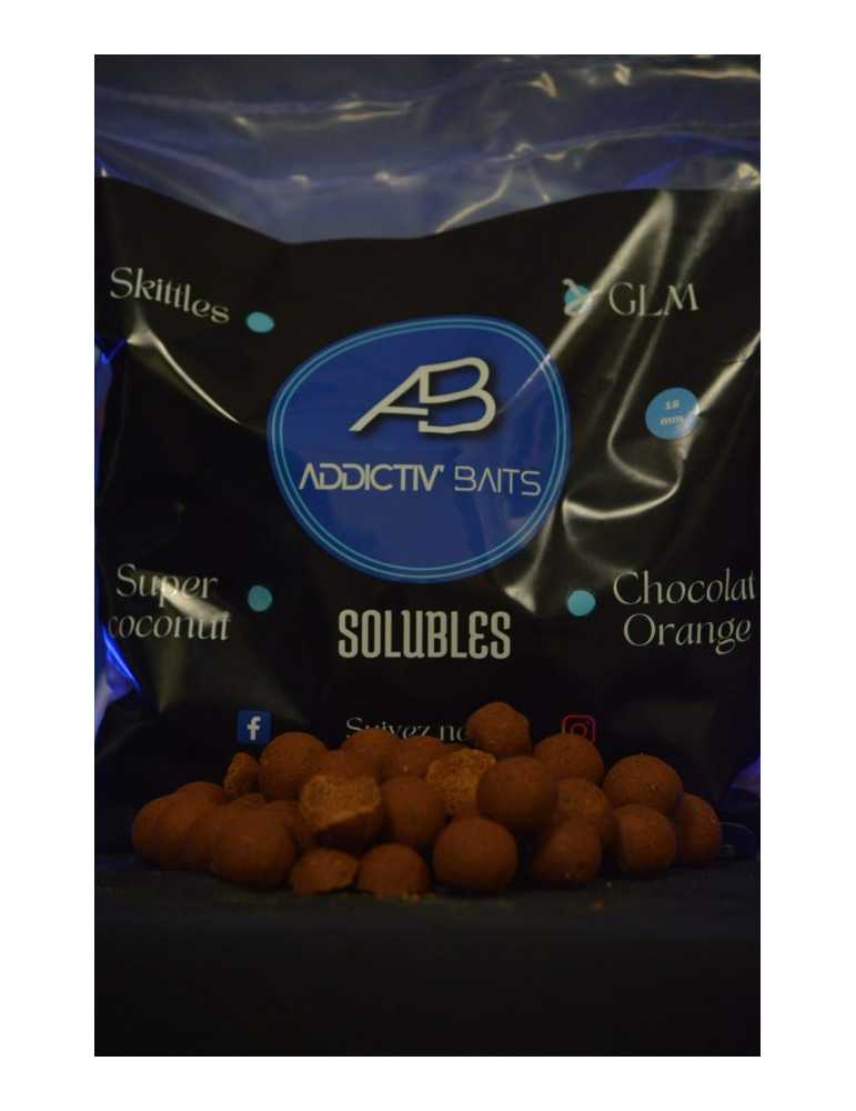 Addictiv' Baits Bouillettes Solubles GLM 20mm – natusport