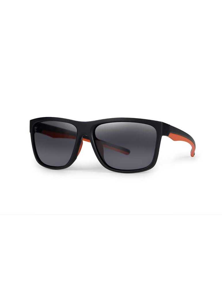 Fox Collection Sunglasses Black & Orange - Verres Gris – natusport