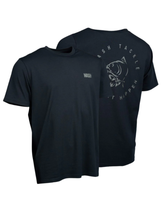 Nash Carp Logo T-Shirt Noir S – natusport