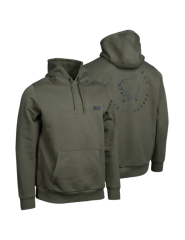 Nash Make It Happen Carp Logo Hoodie Green XL – natusport 2