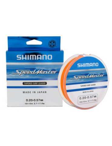 Shimano Speedmaster Tapered Leader 0.26-0.57mm (lot de 10) – natusport 2