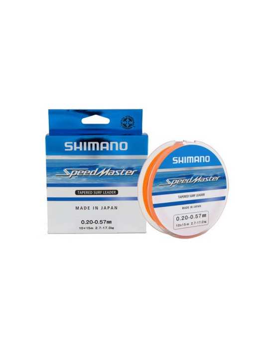 Shimano Speedmaster Tapered Leader 0.26-0.57mm (lot de 10) – natusport