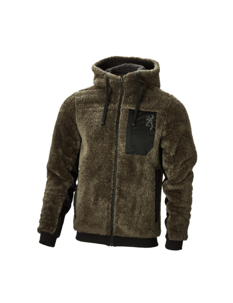 Sweatshirt Browning Warm Snapshot Sherpa Vert Taille 2XL – natusport
