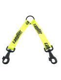 Accouple Chien Canihunt Hunter 2 Chiens Sangle Plate Jaune 2.5x0.2x25 – natusport