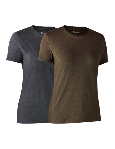 Lot de 2 T-shirts Deerhunter Basiques Femme T38 – natusport 2