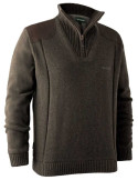 Pull Deerhunter Carlisle Marron Foncé Taille L – natusport