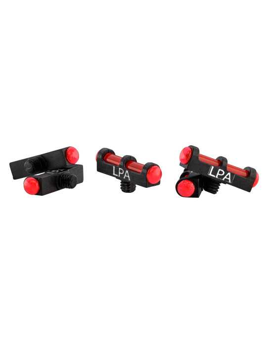 Guidon LPA Fibre Optique 3 Rouge – natusport