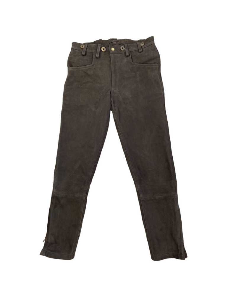 Pantalon Cuir Lovergreen Tyrol Armure Marron T48 – natusport