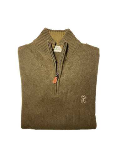 Pull Lovergreen Lambswool Cacao Taille XL – natusport 2
