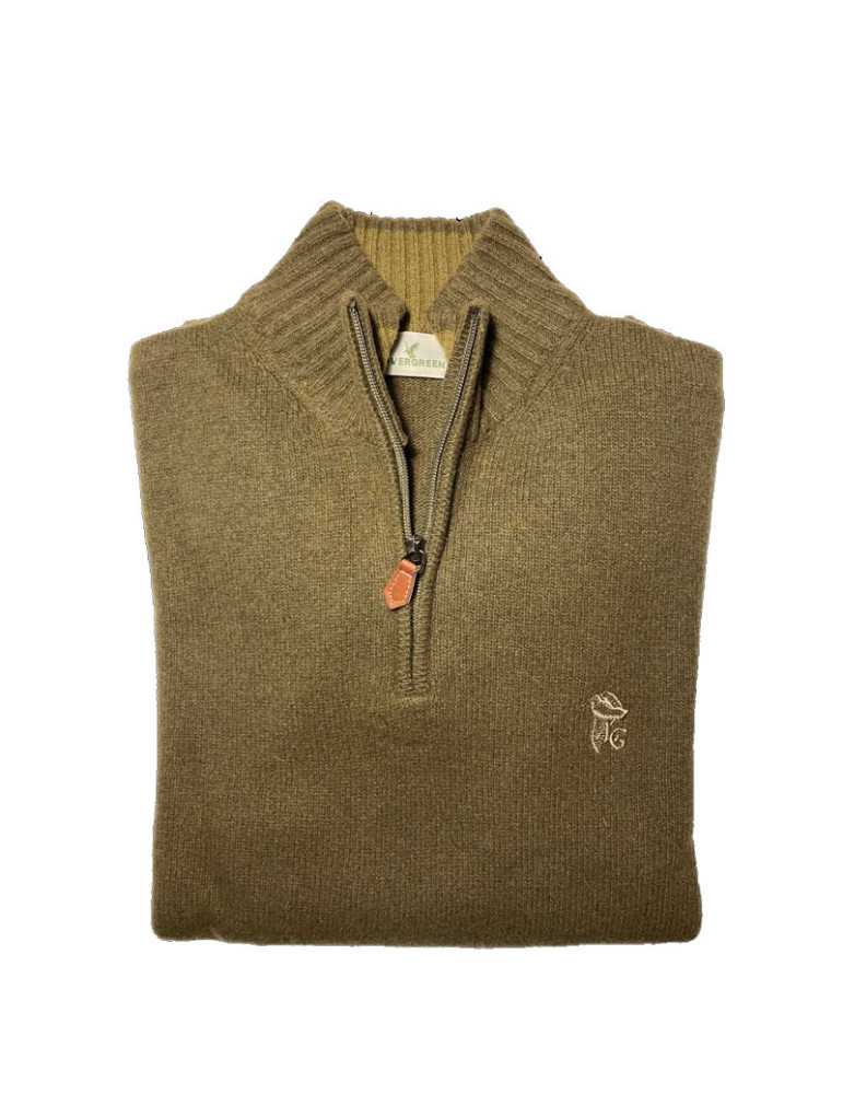 Pull Lovergreen Lambswool Cacao Taille XL – natusport