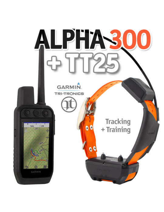 Pack GPS Garmin Alpha 300F + Collier TT25 Version F – natusport