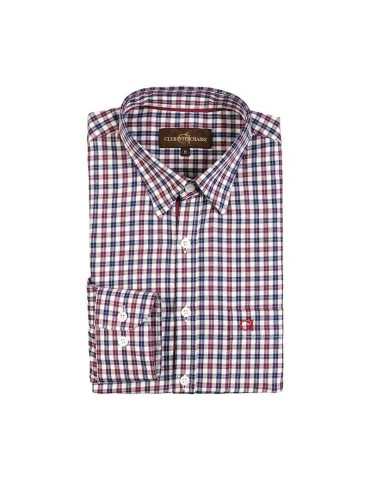 Chemise Interchasse Ambroise Bordeaux Bleu Taille M – natusport 2