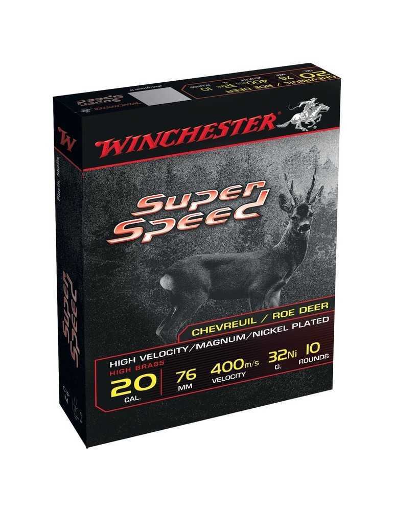 Munition Winchester Super Speed C.20/76 32g Plombs Nickelés N°7 Boîte – natusport
