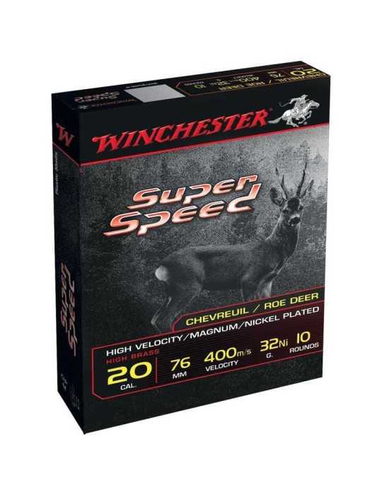 Munition Winchester Super Speed C.20/76 32g Plombs Nickelés N°7 Boîte – natusport