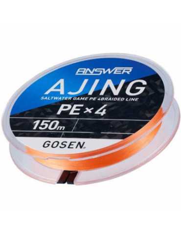 Fil Tressé Gosen Answer Ajing X4 150m 0,07mm – natusport 2