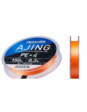 Fil Tressé Gosen Answer Ajing X4 150m 0,09mm – natusport 2