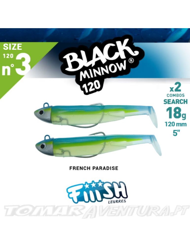 Leurre Souple Fiiish Double Combo Search 120 French Paradise 18g | Nat – natusport