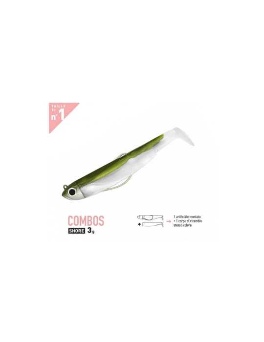 Leurre Souple Fiiish Black Minnow Combo Shore N°1 3g Ghost Minnow | Na – natusport