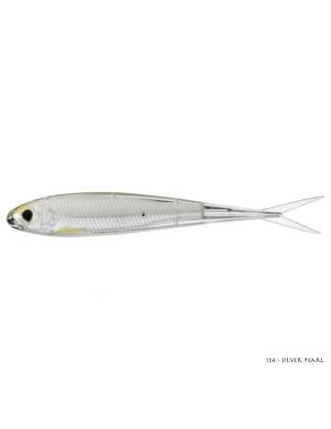 Leurre Souple LiveTarget Twitch Minnow 95 mm Silver/Blue