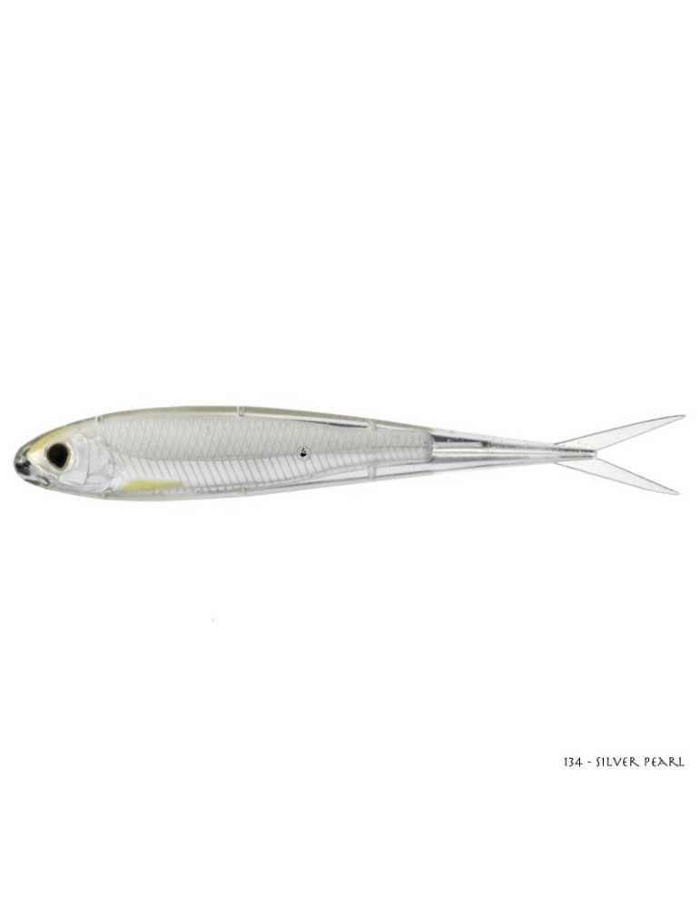 Leurre Souple LiveTarget Twitch Minnow 95 mm Silver/Blue