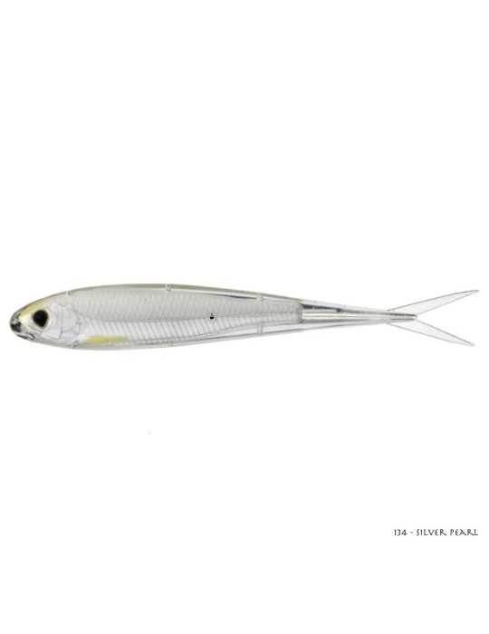 Leurre Souple LiveTarget Twitch Minnow 95 mm Silver/Blue