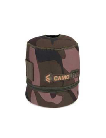 Housse Néoprène Fox Camo pour Cartouche de Gaz