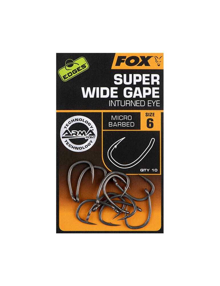 Hameçon Fox Super Wide Gape Taille 6 – natusport