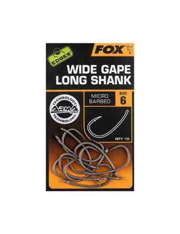 Hameçon Fox Super Wide Gape Long Shank Taille 6 – natusport 2