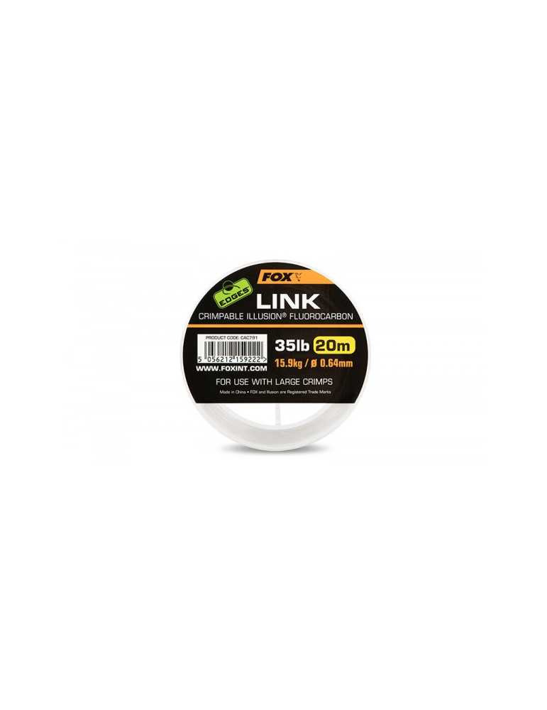 Fluorocarbone Fox Edges Illusion Crimpable 0.64mm – natusport