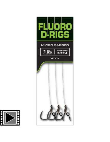 Montage Fox Edges Illusion Fluoro D-Rig Taille 4