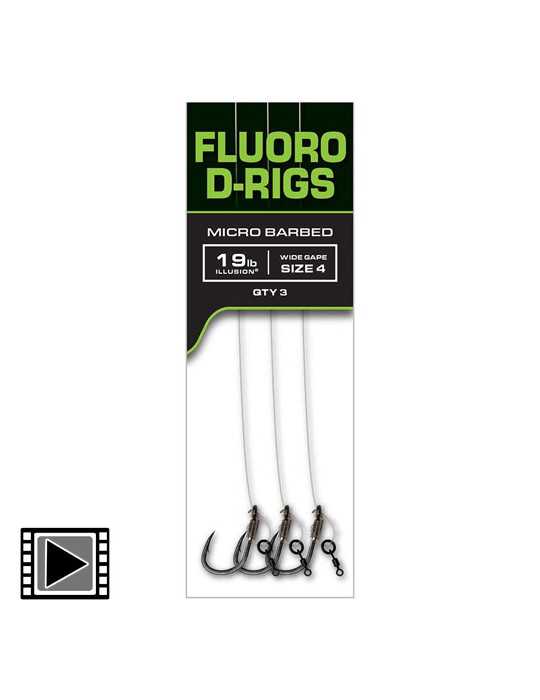 Montage Fox Ready Rigs Fluorocarbone D-Rig Taille 4 – natusport