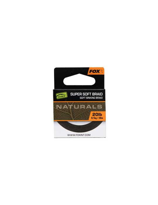 Fil Tresse Fox Soft Braid Naturel 20 m 9,1 kg – natusport