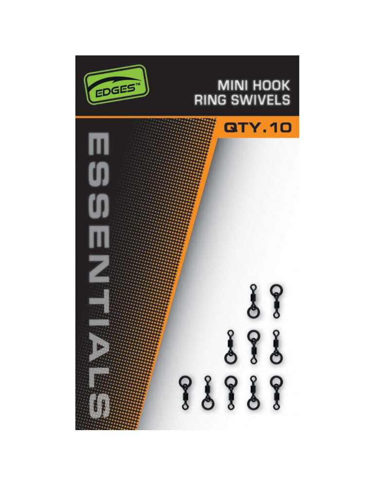 Émerillon Fox Mini Hook Ring Swivels – natusport