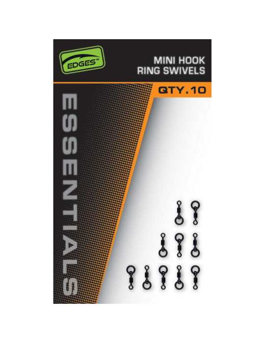 Émerillon Fox Mini Hook Ring Swivels – natusport