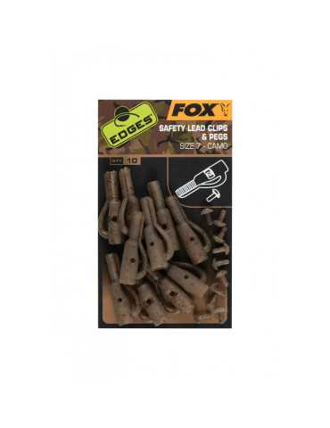 Émerillon Fox Slik Lead Clip & Pegs Camo Taille 7 – natusport 2