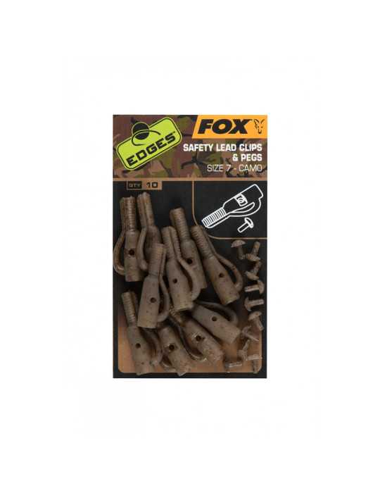 Émerillon Fox Slik Lead Clip & Pegs Camo Taille 7 – natusport