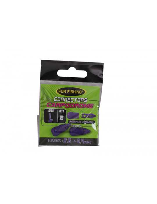Connecteur Élastique Fun Fishing L Violet – natusport