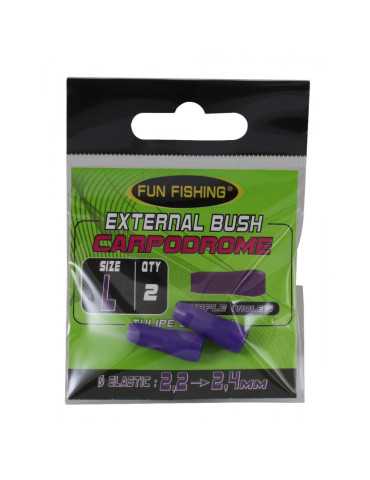Tulipe Externe Élastique Fun Fishing L Violet – natusport 2