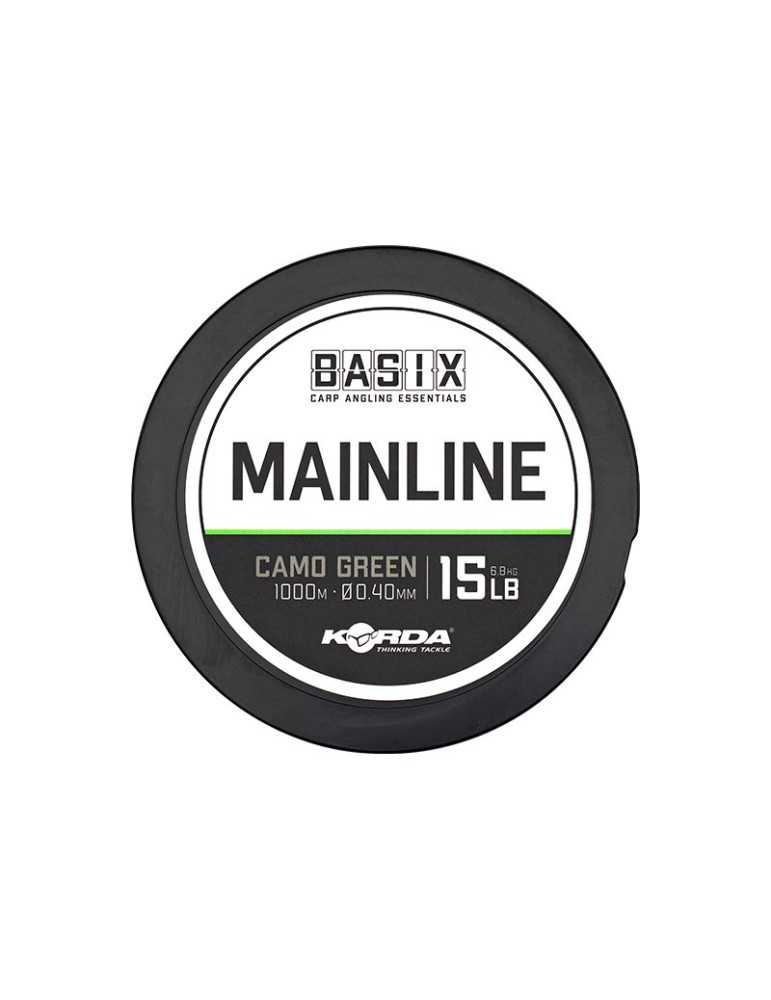 Fil Korda Basix Main Line 15 lb 0,40 mm 1000 m – natusport